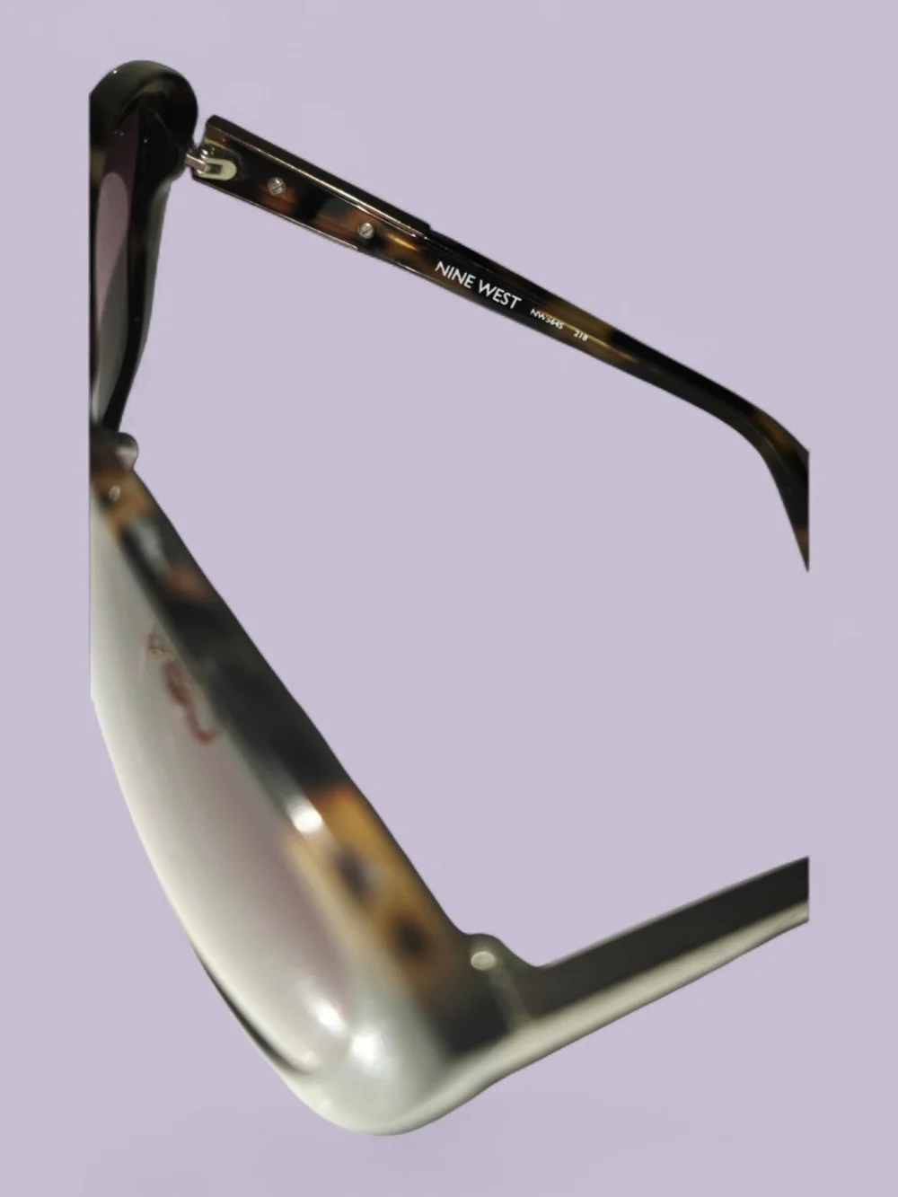 Nine West Tortoiseshell Cat-Eye Sunglasses with Brown Gradient Lenses